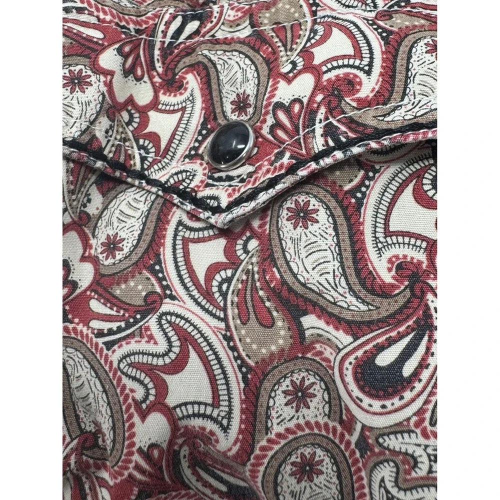 Roper‎ Wear the West 2XL Mens Western Shirt Paisley Print Long Sleeve Cowboy